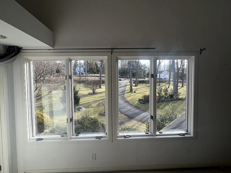 These old casement windows are very inefficient